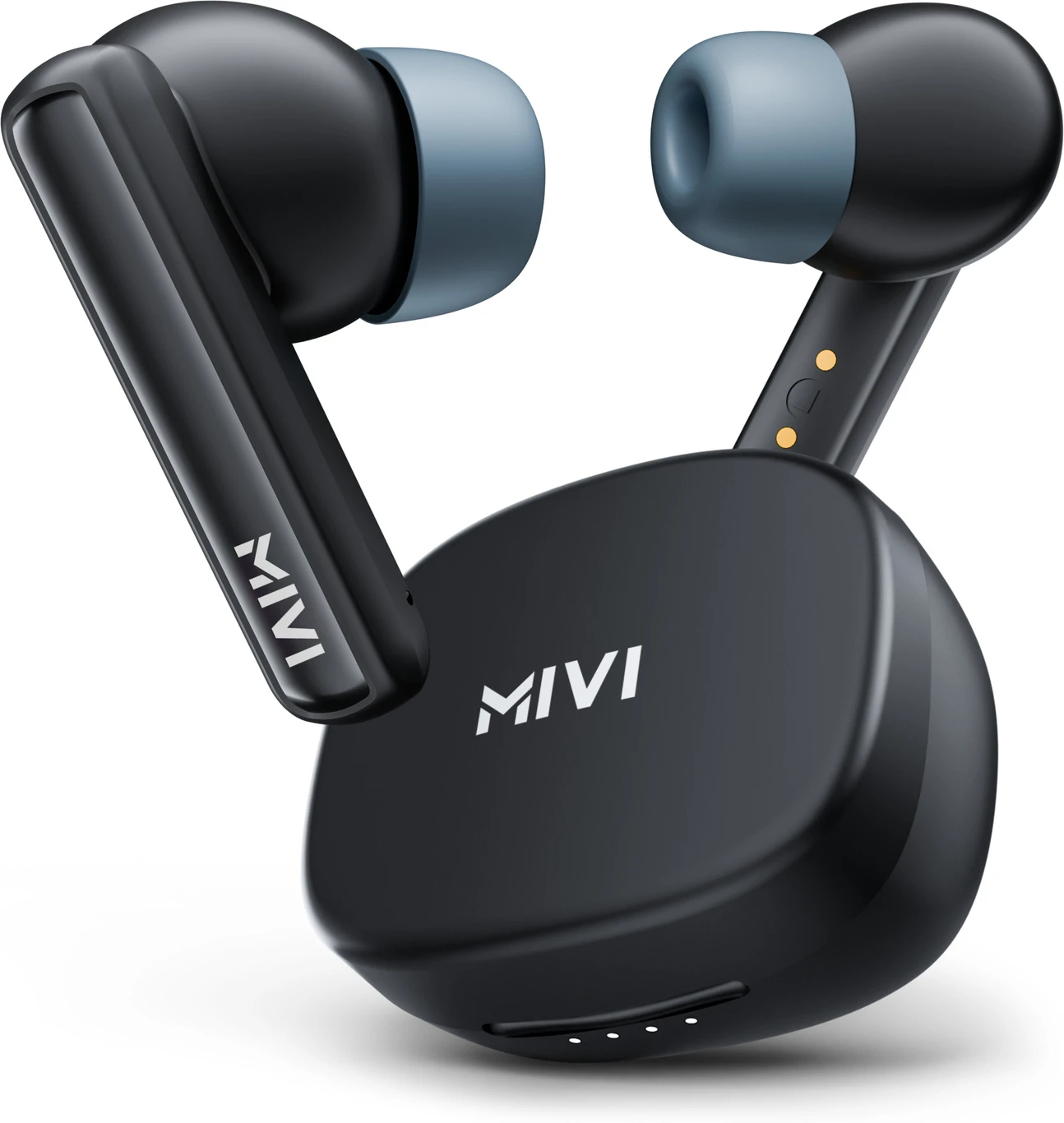 Mivi DuoPods B1 True Wireless Earbuds | 45H Playtime | AI ENC | Bluetooth 5.3 | Deep Bass
