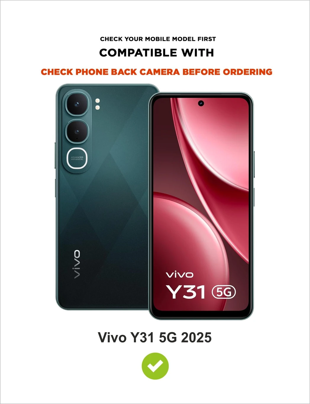 SBMS Back Cover for Vivo Y31 5G 2025 (Pink, Shock Proof, Silicon, Lightweight, Slim Fit, Pack of: 1) - Image 6