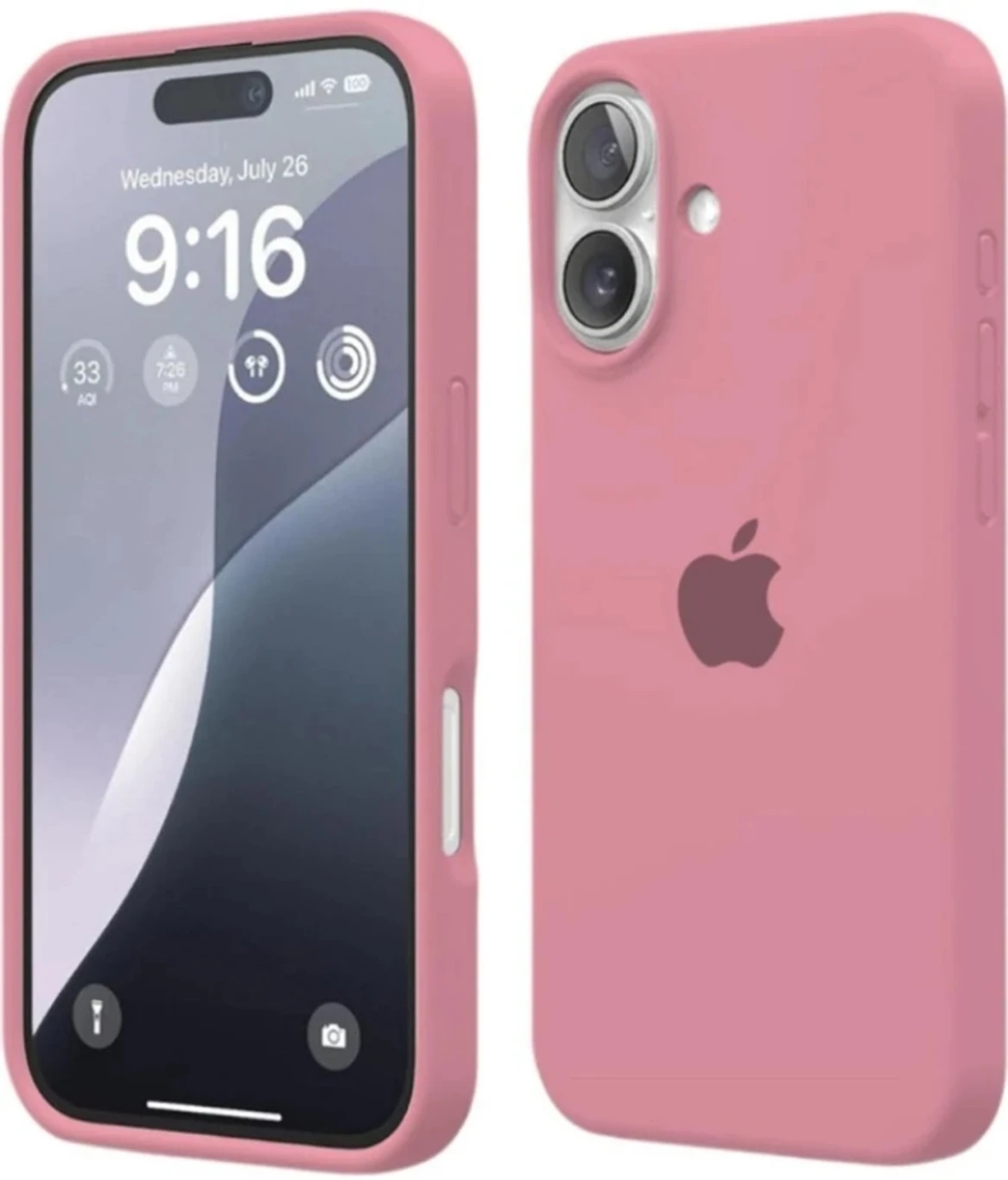 City Soles Back Cover for iPhone 16 (Blue, Grip Case, Silicone, Pack of 1) - Image 6