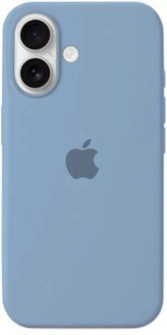 City Soles Back Cover for iPhone 16 (Blue, Grip Case, Silicone, Pack of 1) - Image 5