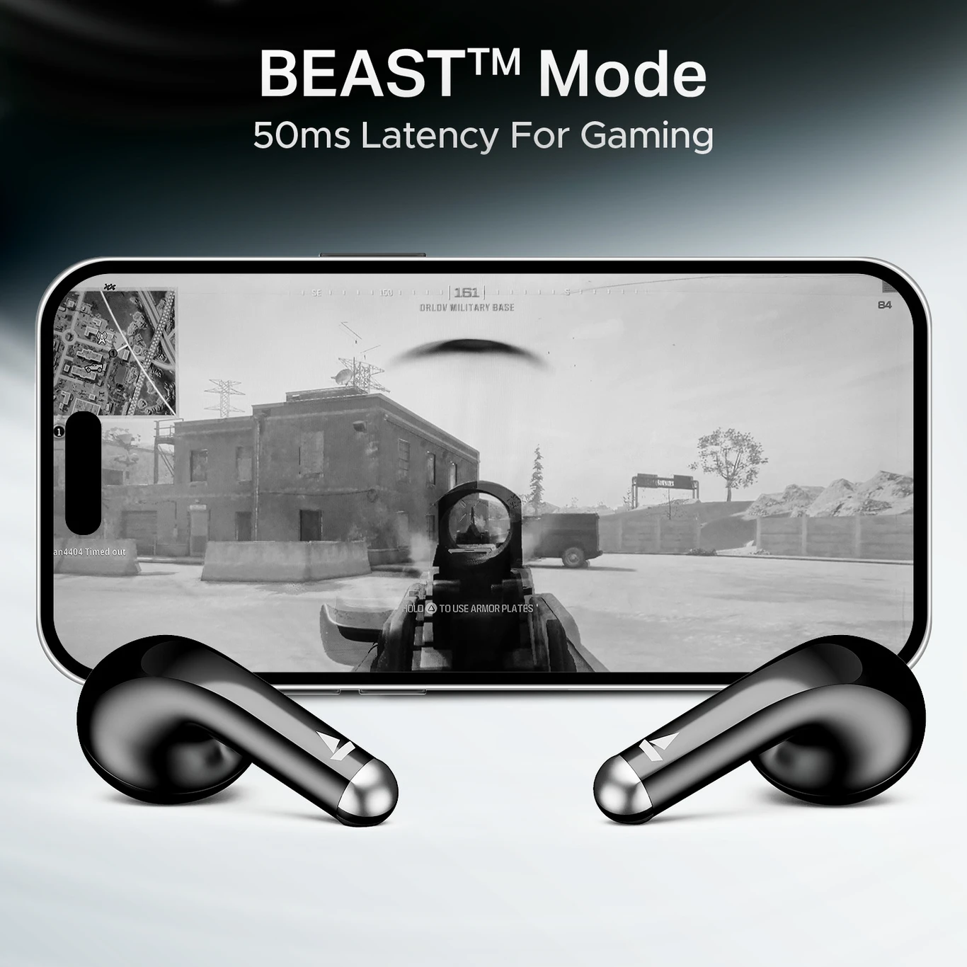 boAt Airdopes 101v2, Flex Fit Tips, 13mm Drivers, Stream Ad-Free Music via App Support Bluetooth Headset (Pitch Black, True Wireless) - Image 9