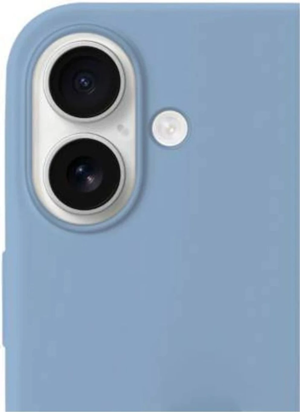 City Soles Back Cover for iPhone 16 (Blue, Grip Case, Silicone, Pack of 1) - Image 4